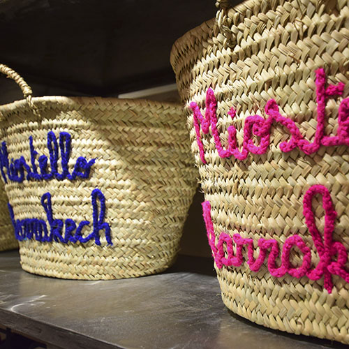miostello embroidered baskets